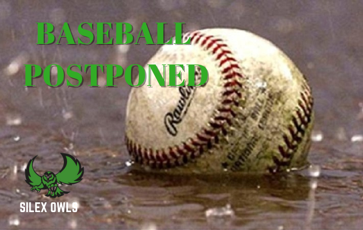 The Silex Baseball game scheduled for Friday, March 17th has been postponed due to weather. The game has not been rescheduled at this time. 