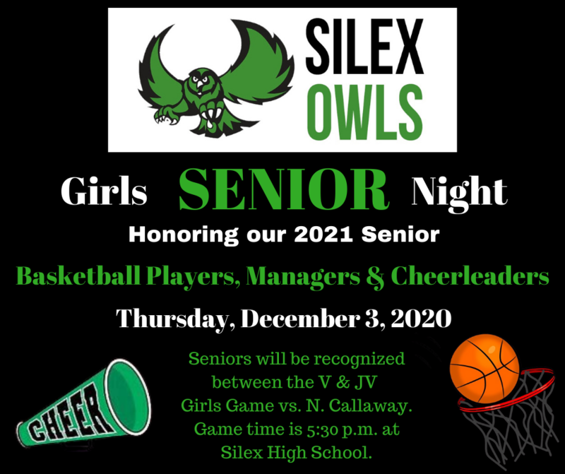 Winter Senior Night Information